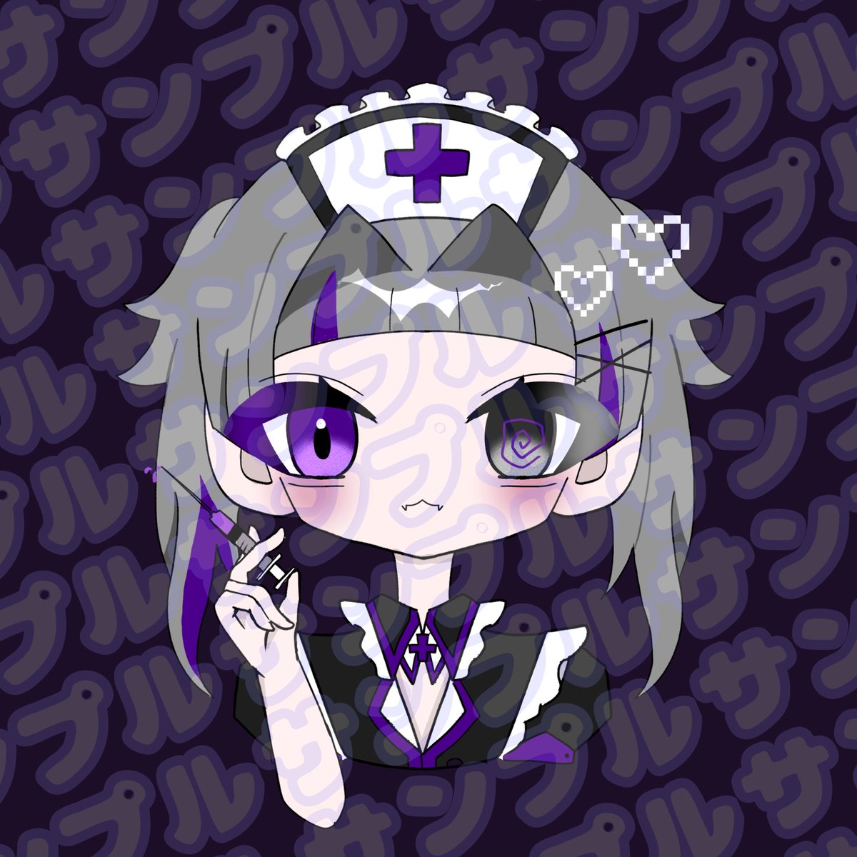 __ru_m1's tweet photo. ナース量産💉💜

人数×100

お支払い
PayPay（マネラ⭕️）、クレジットカード

テンプレートを記載してDMお待ちしております☪️

サンプルのナース服は黒×紫です💜

 #量産依頼  #有償依頼  #イラスト依頼 https://t.co/IaoASjtJrX