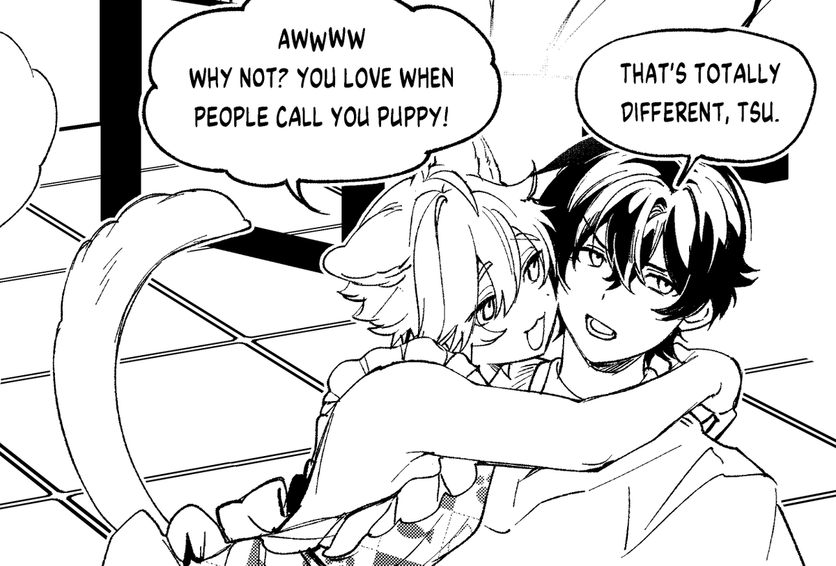 dexterityboost's tweet photo. cat and dog boy problems 🐈🐕 https://t.co/z516G9QufD