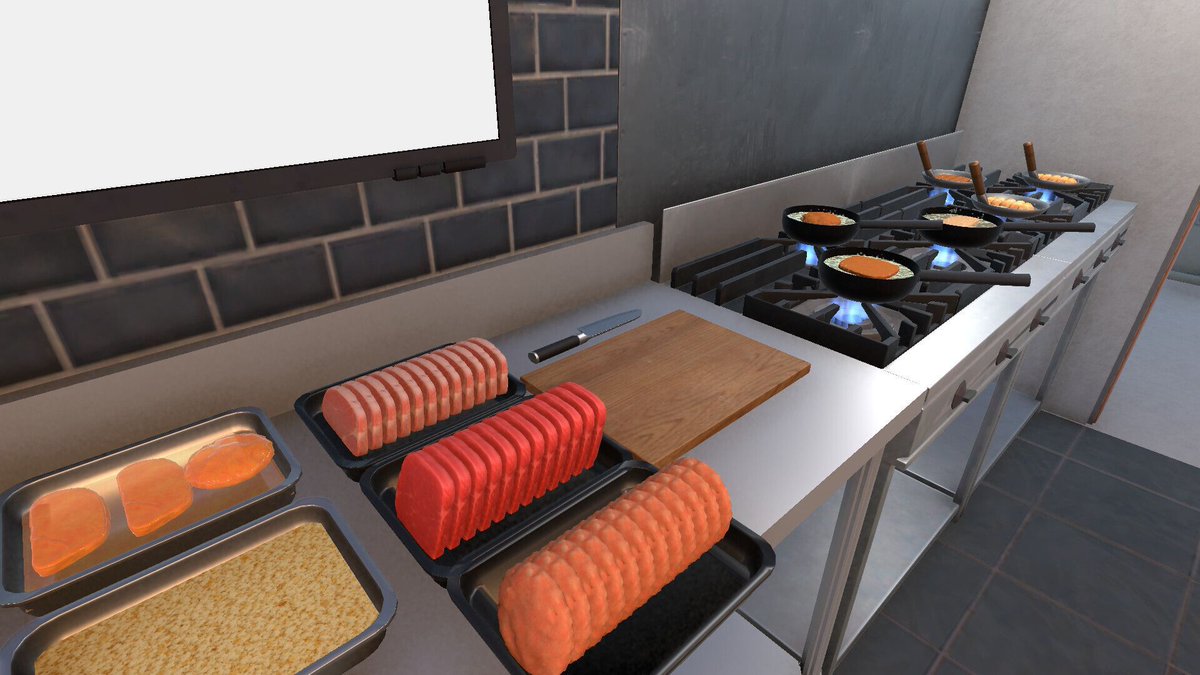 Shirocory_Games's tweet photo. 揚げて、運んで、皿を洗う！ #しろこりインディー発掘

『とんかつ食堂シミュレーター』発売🎉
食材の仕入れから調理、接客、会計、皿洗いまで、すべて一人でこなすワンオペ食堂経営シミュレーター。
絶妙な揚げ加減を見極める、とんかつ作りが気持ちいい！
ジュワッという揚げ音は、本物のとんかつを揚げた音を収録しているそうです🤤 

Steam：https://t.co/7fYG4KMbDR