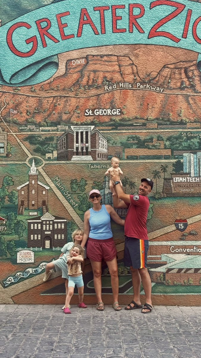 DreamChasingFam's tweet photo. St. George trip with the fam! Climbing, biking, and swimming! It doesn’t surprise me that Lue loves climbing, but can someone please explain how Eddie can be scared of his own shadow, but doesn’t have a worry in the world doing this?! Good times in the desert sand and sun! 🌞 https://t.co/A5KsJXAAX6