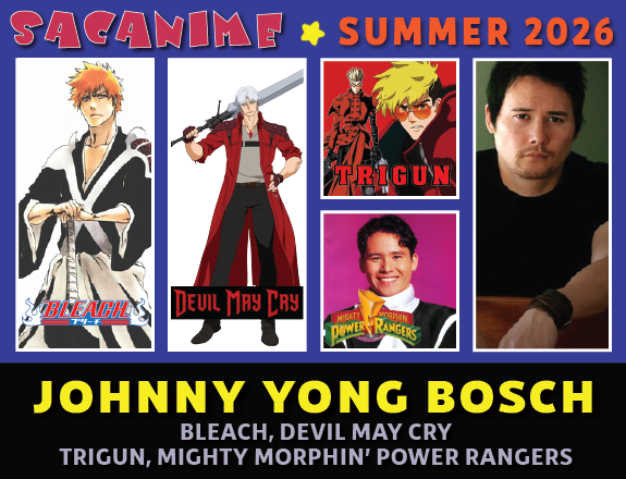 SacAnime's tweet photo. SacAnime Summer is pleased to have Johnny Yong Bosch!

@johnnyyongbosch is known for #MightyMorphinPowerRangers, #Trigun, #Akira, #Bleach, #CodeGeass, #Naruto, #SailorMoon, #DemonSlayer, #BlueExorcist, #MobileSuitGundamIronBloodedOrphans, #OnePiece, #DevilMayCry and many more! https://t.co/YNgfIYWY7h