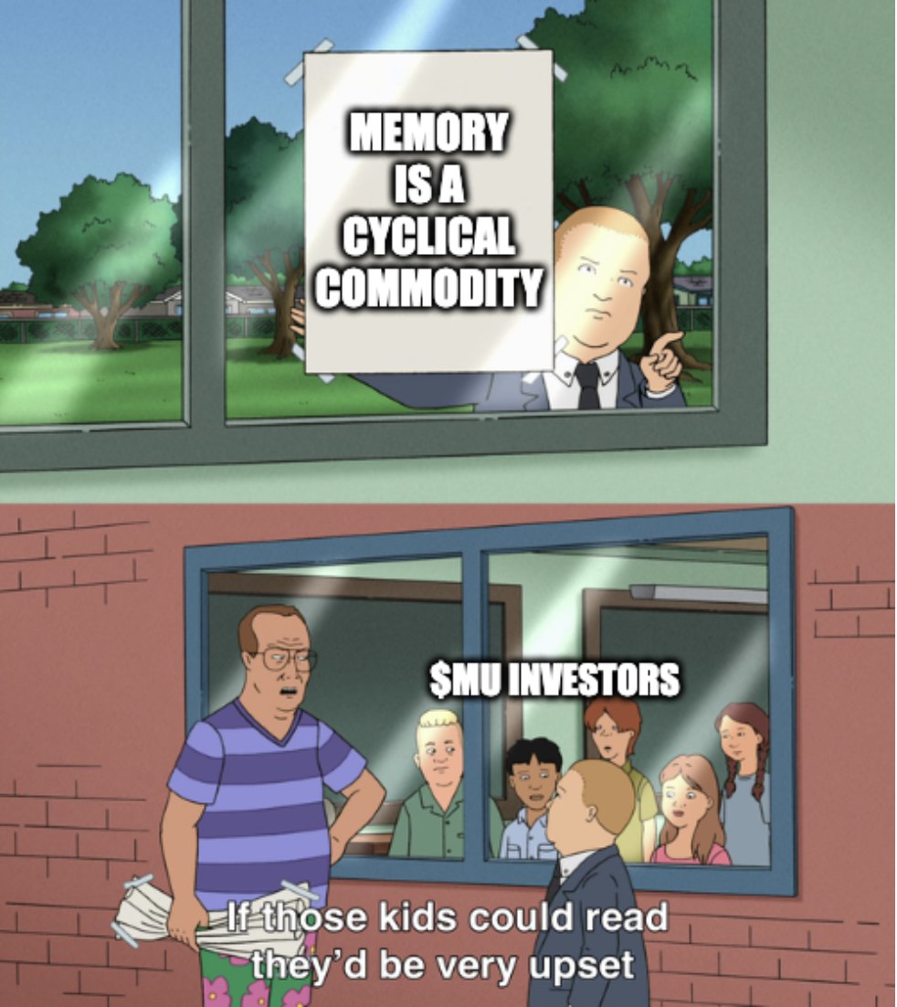 kylerippey's tweet photo. current state of finx $MU https://t.co/WbD8BcM1Tr