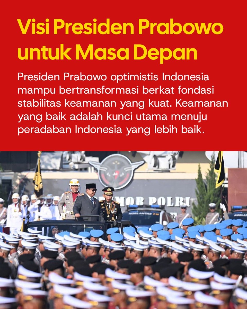 circjus's tweet photo. seneng dengernya masa depan kita ga perlu khawatir karna visinya jelas #StabilitasKeamananNasional
Stabilitas Nasional Transformasi Indonesia https://t.co/lT2WeslmXO