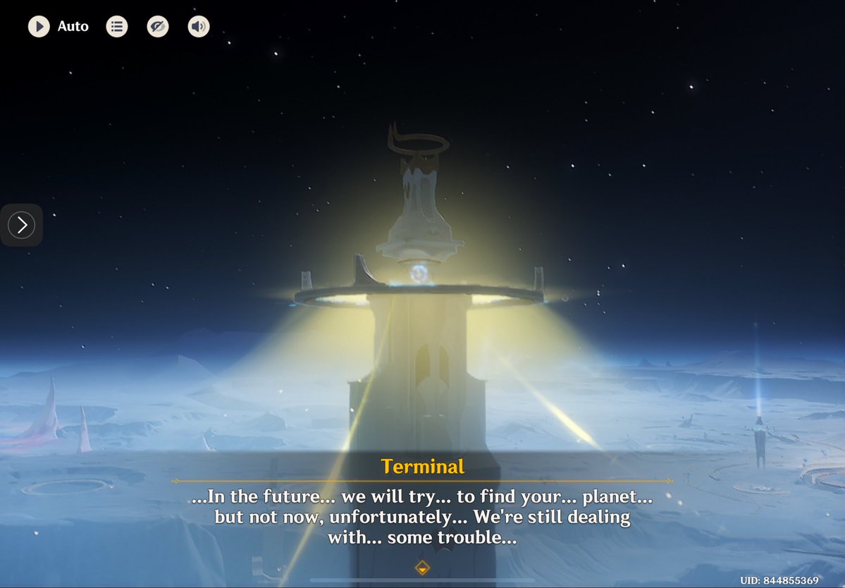 dereidyth's tweet photo. why is no one talking about the fact that we finally found out why we came to teyvat in the first place? 😭 https://t.co/ulKHRzw0mX