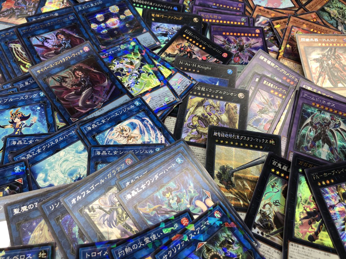 👾💜💜👾 #遊戯王 👾💜💜👾 ストレージたくさん追加💜 ̖́- 光り物も