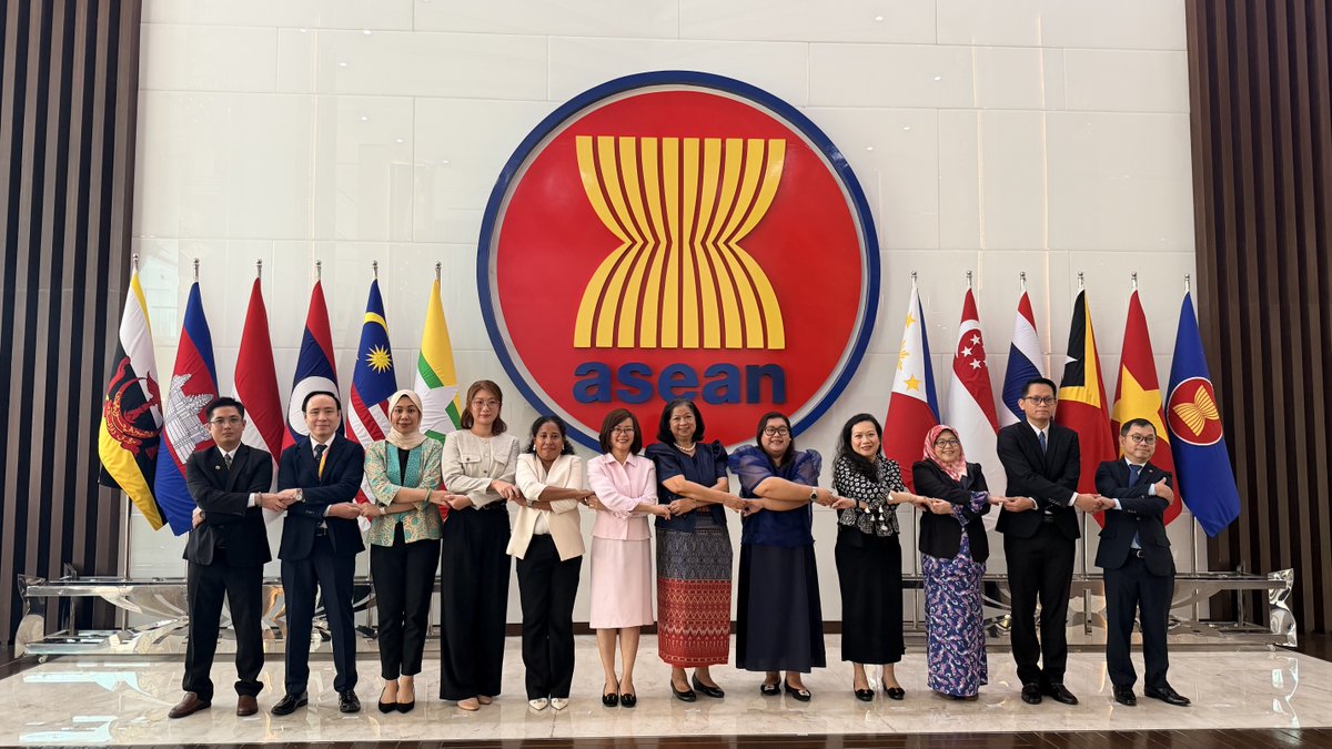 ASEAN's tweet photo. The Regional Workshop on the ASEAN Socio-Cultural Community (ASCC) Strategic Plan’s Cross-Pillar Strategic Measures was held on 29–30 June 2026 at the ASEAN Headquarters / ASEAN Secretariat in Jakarta, Indonesia. 

The workshop brought together the ASCC, ASEAN Political Security Community (APSC), ASEAN Economic Community (AEC), and ASEAN Connectivity to share their respective cross-pillar strategic measures, deepen understanding and explore collaboration and coordination for their effective implementation, monitoring, and review. 

The Regional Workshop reaffirms ASEAN’s commitment to strengthening cross-pillar mechanisms in advancing the ASEAN Community Vision 2045 and ensuring the effective and sustained implementation of the ASEAN Strategic Plans. 

The Regional Workshop was organised by the ASEAN Secretariat, with the support from the Government of Japan, through the Supporting the Development of the ASCC Strategic Plan project under the Japan-ASEAN Integration Fund 3.0. #ASEAN #ASEANCommunity #ASCCStrategicPlan #ASCCPost2025 #JapanASEANIntegrationFund #JAIF #ACV2045