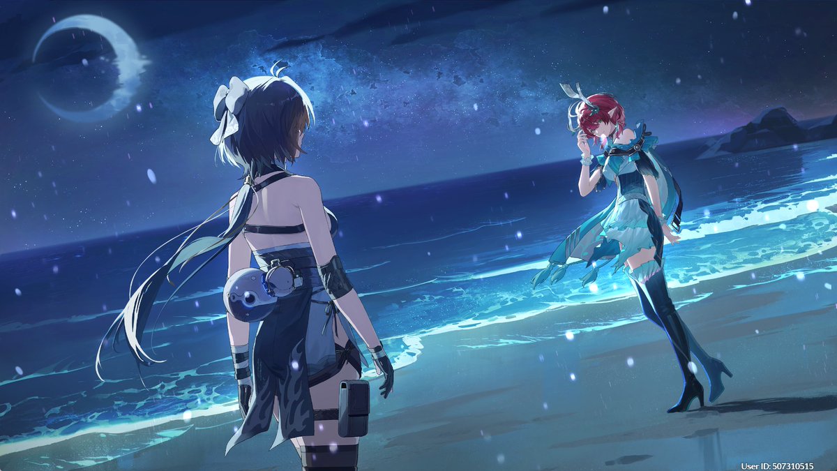 KiriAhri's tweet photo. Okay, y'all have GOTTA stop saying that the 2.3 event is okay to skip! 😭 Everyone who doesn't do it is MISSING OUT!

IT WAS SO INCREDIBLY GOOD, WHAT THE HECK?? I actually LOVED this story as a follow up connection to 2.2!!

Ciaccona's story and the Poet Society add SO much needed detail and experience to Rinascita!! It gives you a FULL played out story of the cruelty of the Order being sinister, the bravery of the people who resist and sacrifice, seek the truth, a beautiful real world parallel of the importance of creative arts and not to mention that little tid bit at the end to give you some more villain time?

Plus it had some BEAUTIFUL music and scenery. I loooved the Moonlit Shore and how it served as a resting place for poets and musicians talent and dreams.

Ciaccona is such a bright light of energy, hope, and bravery. 🩷 This event made me absolutely fall in love with her, she's wonderful. 🥹 I would pull for her if she gets a rerun for emotional attachment alone.