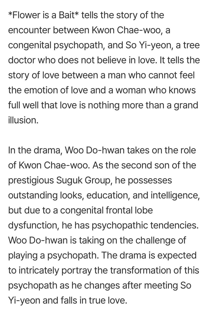 donlyhwan's tweet photo. WOO DOHWAN CASTING NEWS 🤩

“#WooDohwan takes on the role of Kwon Chaewoo. As the second son of the prestigious Suguk Group, he possesses outstanding looks, education, and intelligence, but due to a congenital frontal lobe dysfunction, he has psychopathic tendencies”

#우도환 https://t.co/3NW7XfI6WL