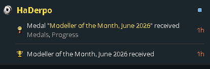 HaDerpReal's tweet photo. guys im starting a streak on gamebanana suddenly lets see if i get modeler of the month next month https://t.co/SVsCgBMMQ7