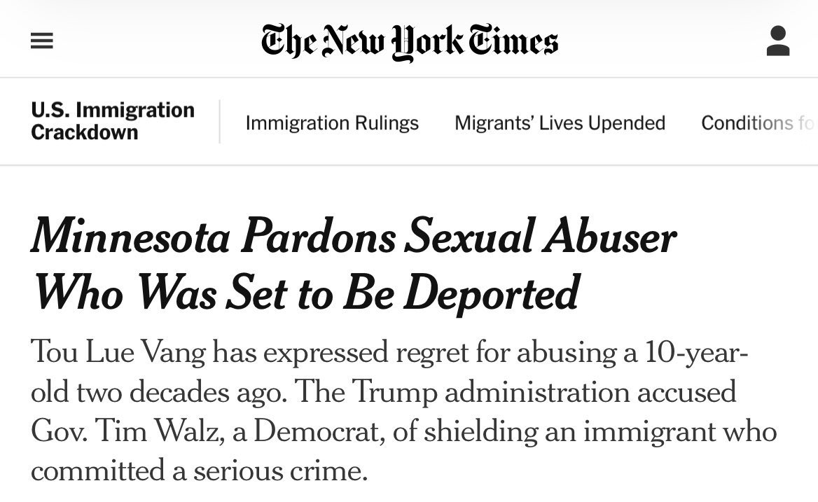 JustineBateman's tweet photo. There is no other way to regard @Tim_Walz than irrefutably grotesque. 
He’s a fan of people who sexually terrorize children. You just can’t get lower. https://t.co/rgJUbdCx77