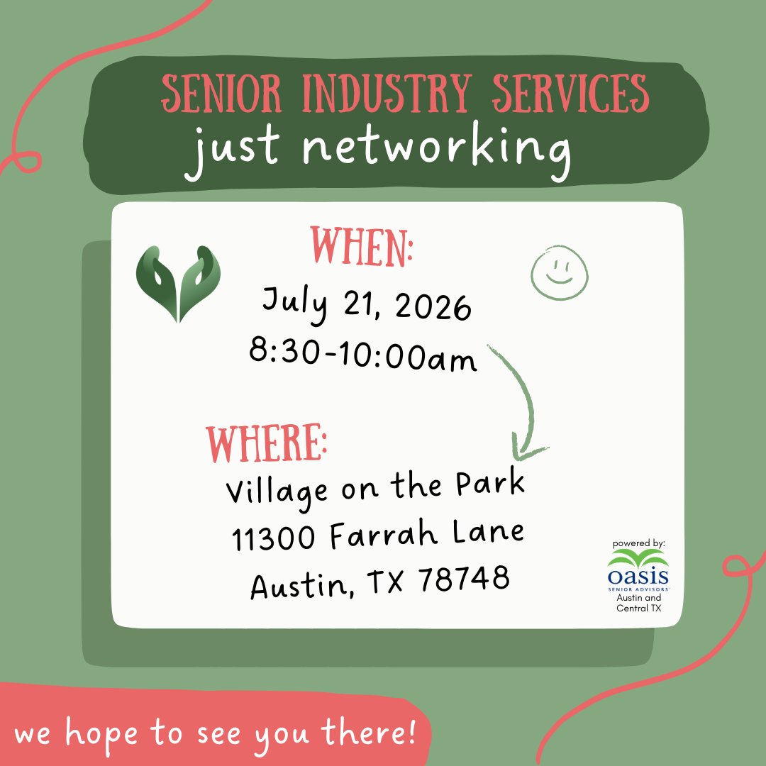 SISofCTX's tweet photo. Join us for our networking event tomorrow Morning 🗓️💚✨

Expand your professional network, build connections, and discover new opportunities!

Drop in and meet with those who support seniors or the senior industry.

We hope to see you soon! 💞

#seniorindustryservices #sisofctx https://t.co/EoVV2RvH2W