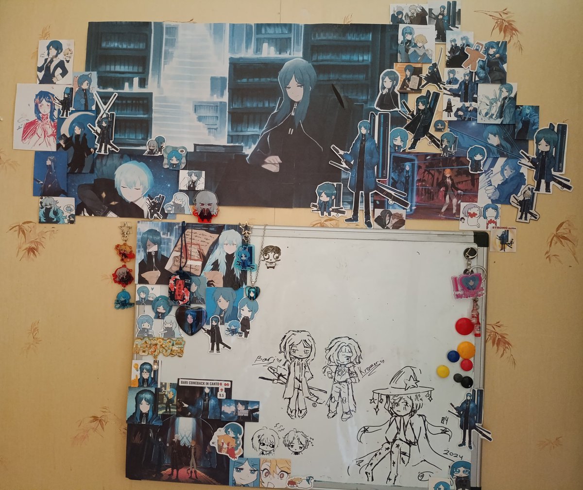 a1g3bra4's tweet photo. my small bari shrine https://t.co/vTr3eZ9u7u