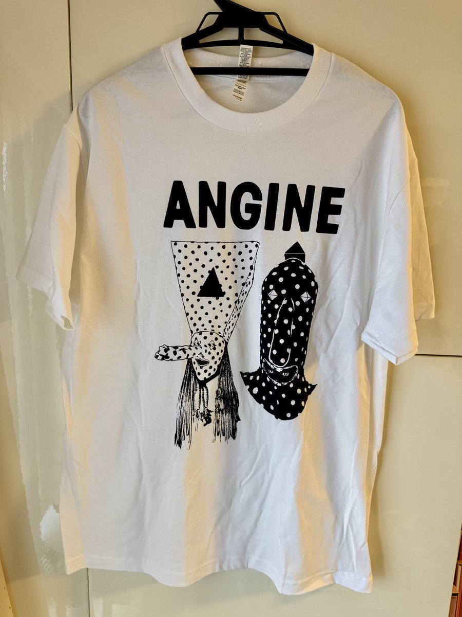 orange_utsuki's tweet photo. 先に頼んでたAngine de PoitrineのTシャツが、国際郵便で届いたー😆

Lサイズで身丈76cm、身幅55cmくらいです

これであんぽわTが4枚なので、フジロックの間はずっと水玉族でいられる⁈

#AngineDePoitrine 
#フジロック https://t.co/YUH1TSuI1C