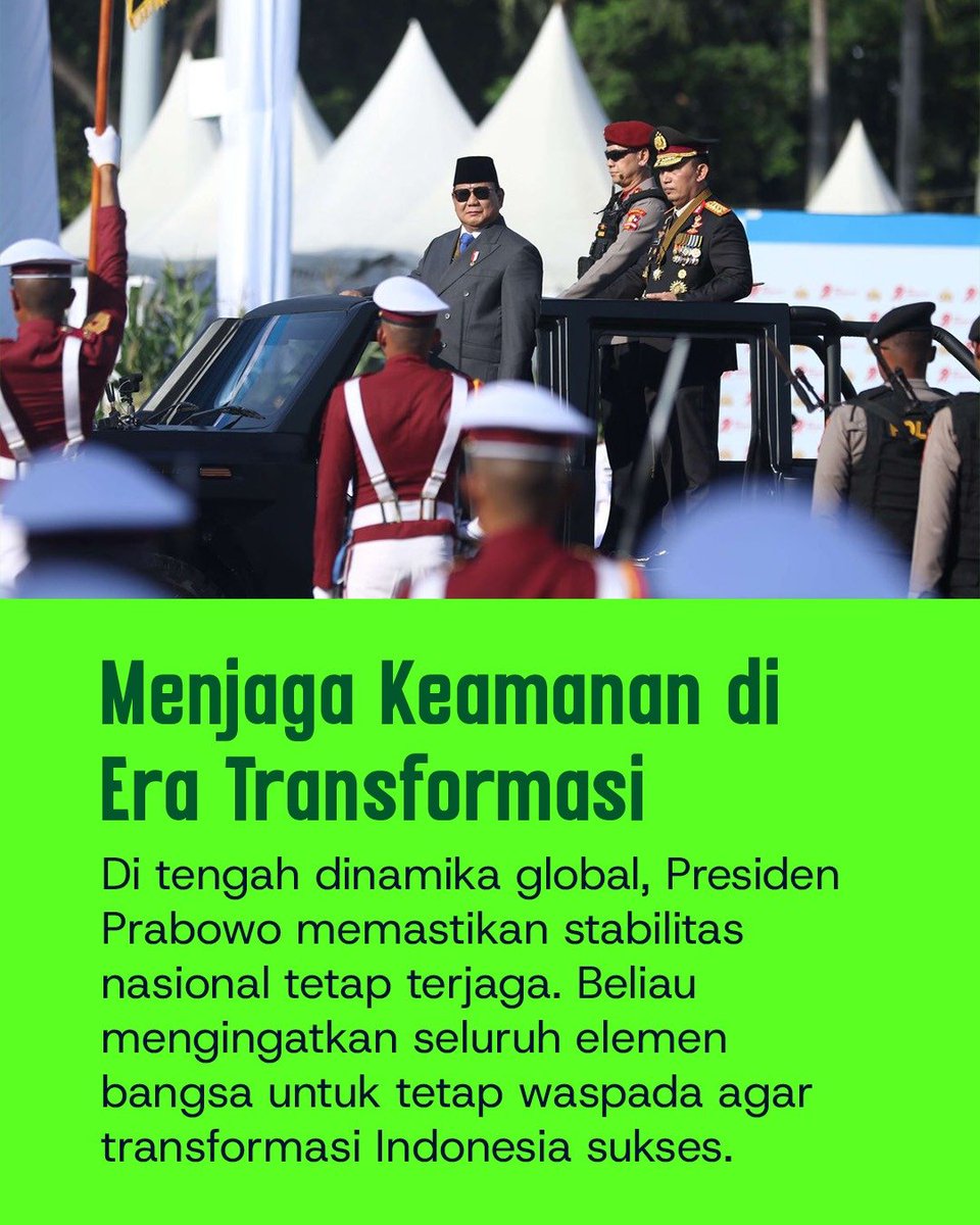 establisn's tweet photo. Menjaga keamanan di era transformasi #StabilitasKeamananNasional
Stabilitas Nasional Transformasi Indonesia https://t.co/2ShIqoYjoc
