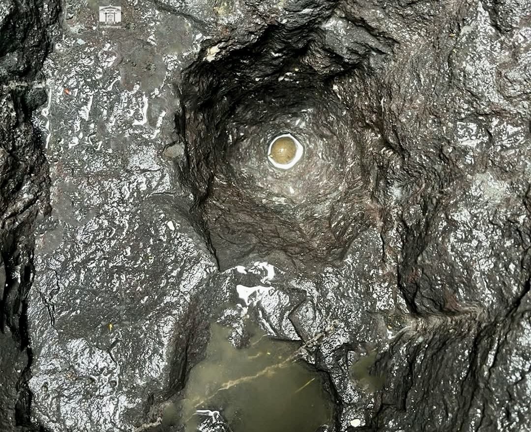 AtulyaVarso001's tweet photo. Ancient Shivalinga Discovered at Trimbakeshwar Temple, Nashik
Nashik: During ongoing conservation works by the Archaeological Survey of India (ASI) at the Trimbakeshwar Temple, a stone Shivalinga was unearthed while desilting the historic Amrit Kund.
The Shivalinga was found at the bottom of the 65-foot-deep Peshwa-era tank after removing accumulated silt and debris. Water from this sacred kund has been used for centuries in Lord Shiva’s puja and abhishek. 
This discovery highlights how conservation efforts continue to reveal and preserve India’s rich cultural and sacred heritage.
— Atulya Varso News, Maharashtra @ASIGoI #ASINews #Nasik