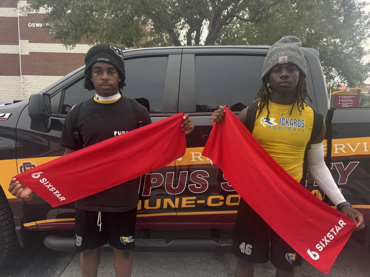 Rhsathletics1's tweet photo. Thank you @BCUGridiron for a great 7v7! Offensive MVP Curt Cooper / Defensive MVP Makhi Mitchell @SixStarPro #sixstar_partner #sixstar #sponsored https://t.co/ryuhFvoBAs