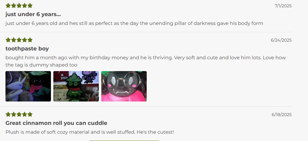 FireLeaf16's tweet photo. @JHMRELOADED @bunnyrevived @BreatArcher @Kirwithdot Exists since before chapter 5's subject on transgenderism and potential ralsei being trans themself info coming out. Also not designed by Toby Fox. Creator of the plushy isn't a story board employee and did not touch the story once. Neither does Eyes5. I rest my case. https://t.co/97XXsFPnwr