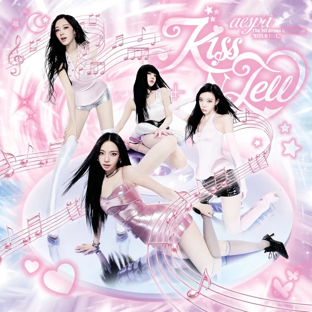 aespapic's tweet photo. aespa ‘KISS N TELL’ Tracklist

1. KISS N TELL 
2. Orbit Pop
3. Fangirl 
4. ATTITUDE 
5. Done With Rule
6. In Halo https://t.co/Hm2ai5C6LU