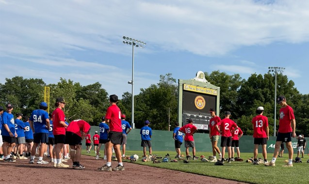 FreeAgentNow's tweet photo. FreeAgentNow was proud to support the inaugural 2026 CIAC Baseball Showcase. Thank you to the CIAC, the coaches and scouts that educated the participating student-athletes about the next steps in their journey. Congratulations to all the student-athletes that had the courage to hit, run, throw and field on a big stage. @corey_plasky;@adadinos07;@johnhissick;@fcgippers;@jlinton09;@Diggsy13;@TheNewsomeWay;@CoolDrew32;@docpetit_art;@ProCrease2018;@Tom_Poitras11;@LisaMarieFalbo;#BEAFAN