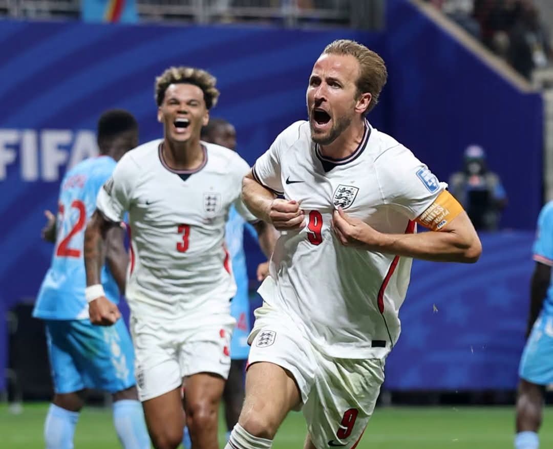 viz_sports's tweet photo. Harry Kane's two goals rally England from an early deficit to avoid huge World Cup upset by the Democratic Republic of the Congo
#FIFAWorldCup #FIFA #FIFA2026 #WorldCup2026 #ENGvsDRC #HarryKane https://t.co/35162lPOQi