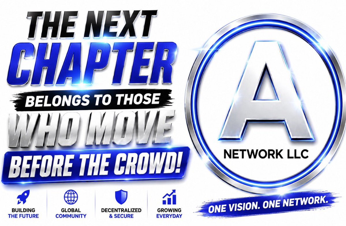 Crypmatrx's tweet photo. THE WINDOW ISN’T STAYING OPEN FOREVER.

Most people don’t miss opportunities because they never existed.

They miss them because they recognized them too late.

While the crowd keeps waiting for permission…

Builders are laying the foundation.

Miners are securing their position.

Communities are growing stronger every single day.

A Network isn’t waiting for the future.

We’re building it.

Layer 1.

Layer 2.

DEX.

Mobile Apps.

Growing global community.

And this is only the beginning.

Every major network once had a moment when only a small group understood what was being built.

The question isn’t whether everyone sees it today.

The question is where you’ll be when everyone finally does.

Join the movement.

Build with us.

The next chapter belongs to those who move before the crowd.

#ANetwork #ANET #Web3 #Blockchain #Crypto #Mining #DeFi #Layer1 #BuildTheFuture #DYOR #wANET