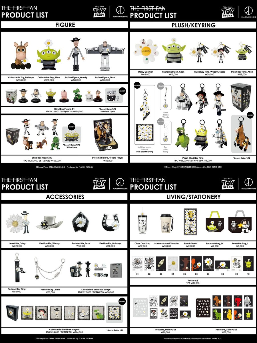 xia861xia's tweet photo. 토이 스토리 × 피스마이너스원 더 퍼스트 팬 팝업 굿즈 대리구매
Toy Story × PEACEMINUSONE THE FIRST FAN Pop-Up Merch Proxy

🌼🖤 DM for details
피마원 지드래곤 권지용 GD GDRAGON 우디 버즈 제시 알린 렉스 포키 불스아이 피규어 키링 인형키링 뱃지 스티커 구매대행 팝업스토어 양도 https://t.co/jjvlRCLIAT