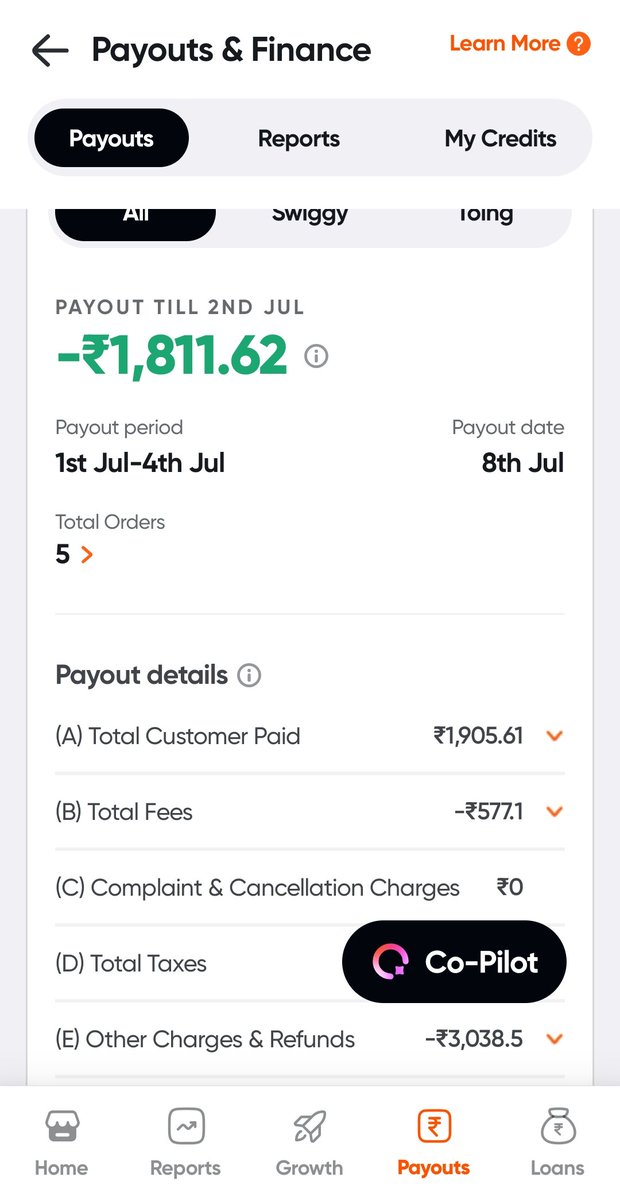 jain19656's tweet photo. @SwiggyCares I have a debit payout in current week&amp;ads were of fix amount but see the deduction the screenshot shared @BBCBreaking @ABPNews @BBCWorld @cnnbrk many complains have been seen recently @navidhnow after complains orders are cut drastically,they make restaurant suffer https://t.co/IADwaZjq5D