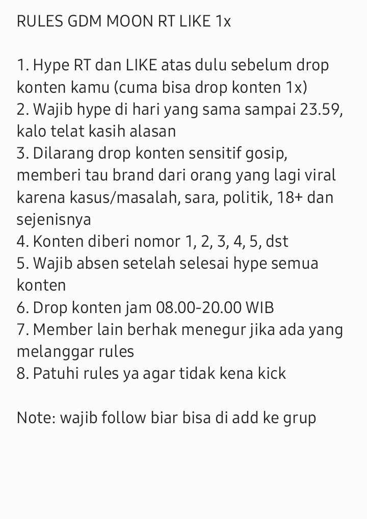 anaismiismi's tweet photo. pembaruan rules gdm https://t.co/fbG9G0aDh9