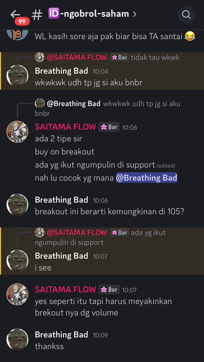 saitamaflow's tweet photo. Obrolan di tongkrongan
#saham #JELI $BNBR $PRDL https://t.co/rAFSMiRMAH