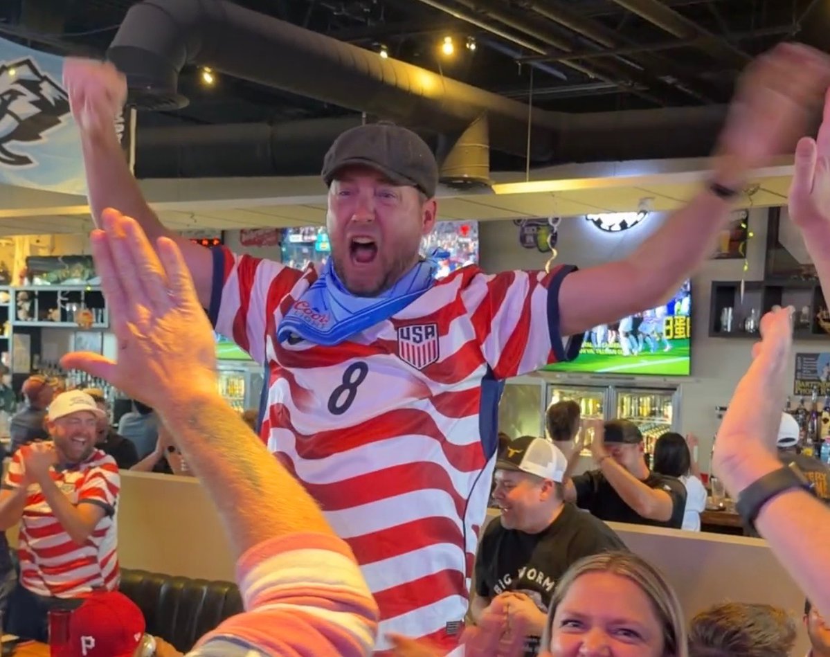 Truebrewcoug's tweet photo. #USA! 🇺🇸 #FIFAWorldCup #RoundOf16 https://t.co/Q1zVNiXvIS