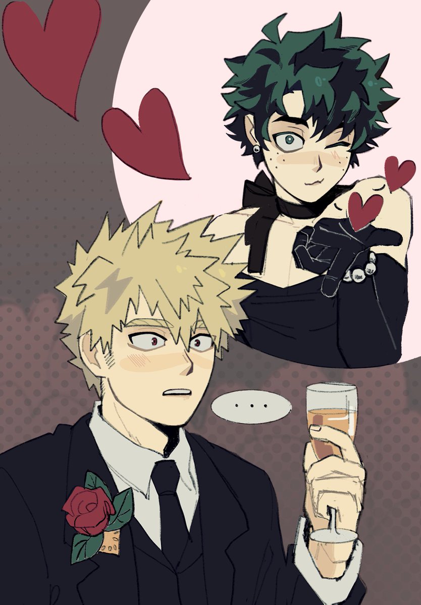 hhhh___000's tweet photo. Izuku using 100% of his tactical seduction skills... 🫠
#bkdk #katsuizu https://t.co/nBEwIa0zPU