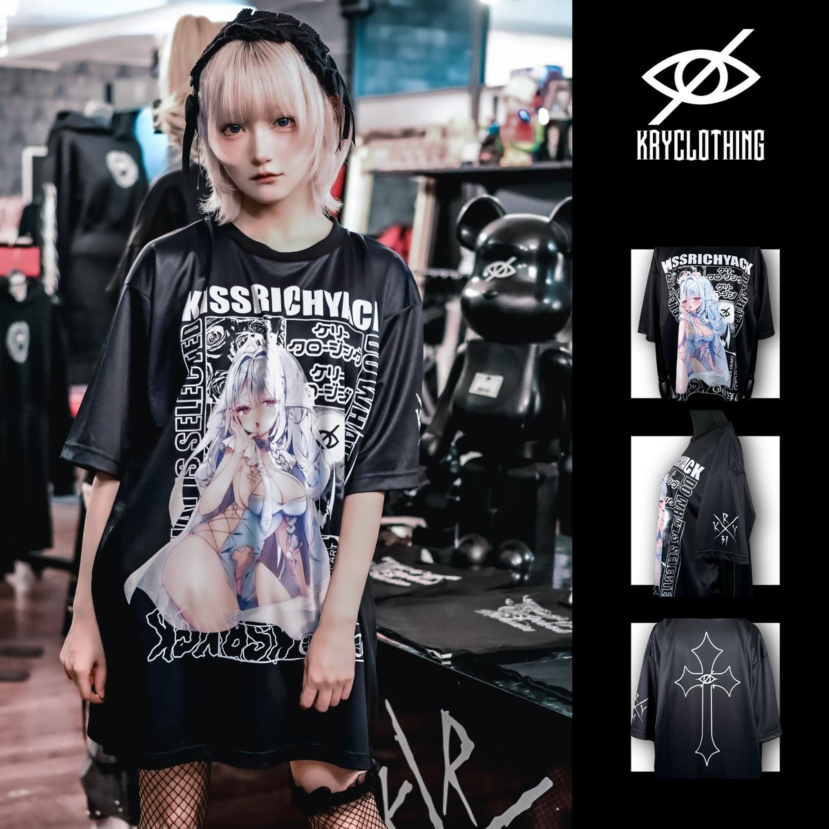 KRY clothing ガルフィーコラボ　ラグランTシャツ　地雷系 KRYclothing (@KRY_official_) / Posts / X