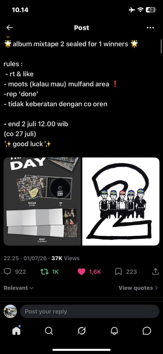 onyulryul's tweet photo. @auenthus1as Done kak, makasih GA nya🫶🏻 https://t.co/6MMrzDo1qJ