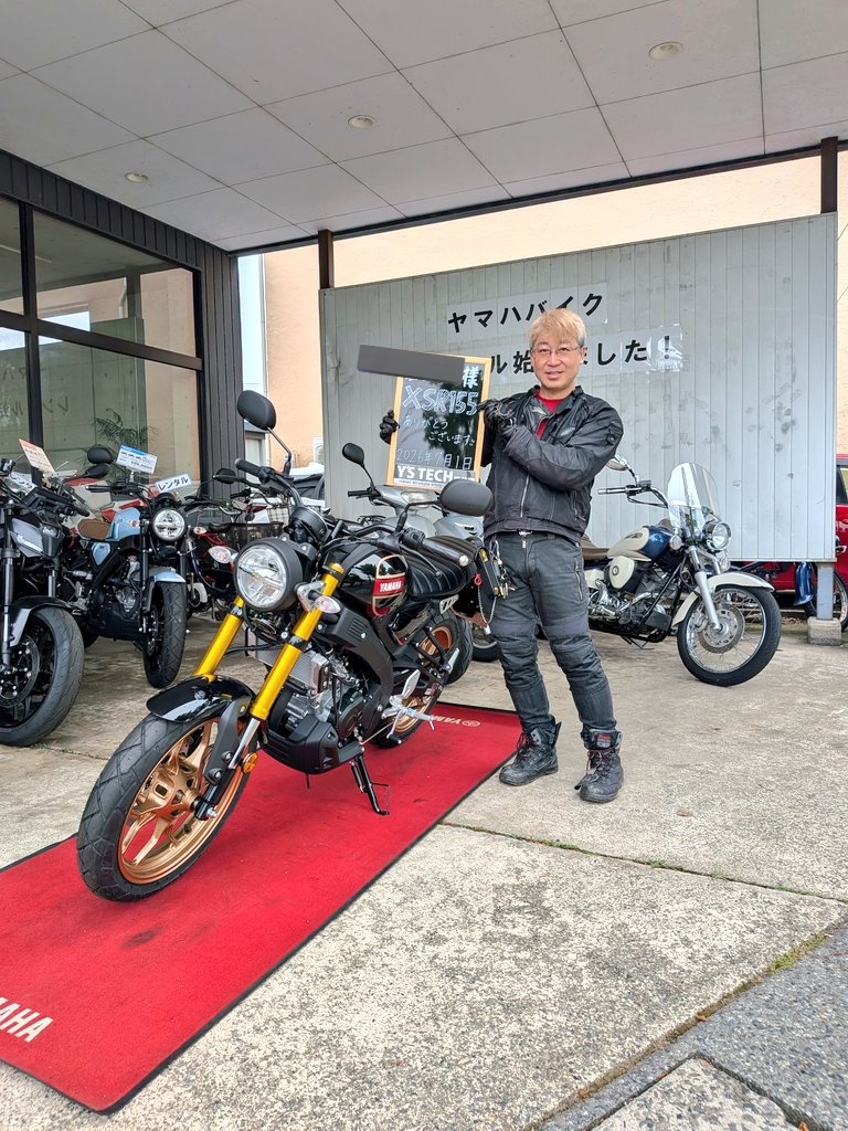 YSTECH24's tweet photo. 【XSR155納車✨】

昨日、XSR155を納車させていただきました😁✨
このカラーリングは大人気で、中々車両が準備出来ないですが早めにご検討頂いていたので納車いけました😊

滋賀県からのご来店、本当にありがとうございます🤗

いやーいいです、このカラーリング☺️
#XSR155
#バイク納車 https://t.co/KrCpuna6Cj