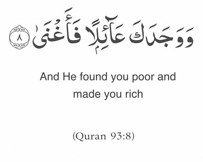 Bala3Usman's tweet photo. “And He found you poor and made you rich”.

———Quran (93:8) https://t.co/u4qknXMsRw