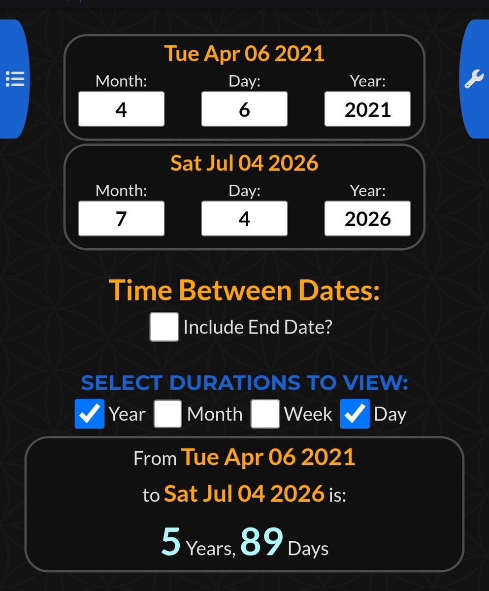 Cryptof3En's tweet photo. @Man23Bee 4/6/21 -> 7/4/2026 = 5y 89d
4/6/3 https://t.co/kFO75YNe58