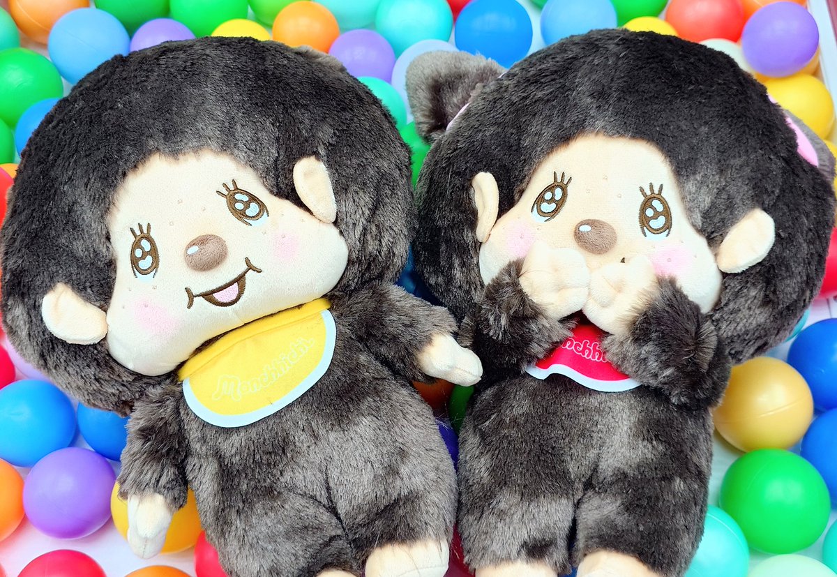 キラキラかわいい目をして登場✨ 『#モンチッチ お目目きらきらBIG