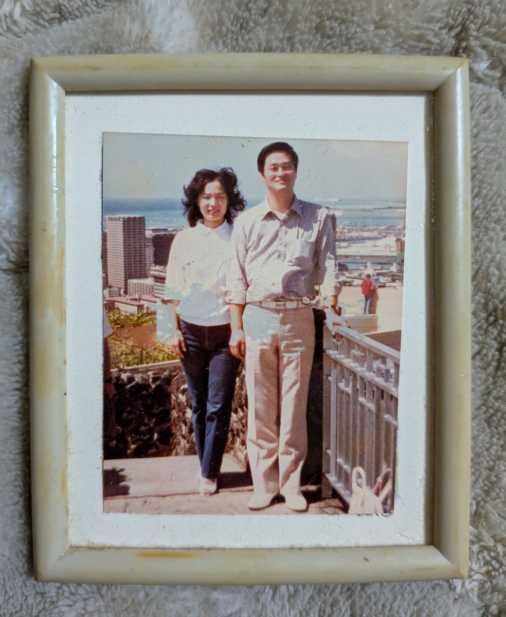 sanpei_31's tweet photo. 令和8.7.2    #雨の日の家の中を少し片付けました。　
なんと、新婚旅行の写真が出てきました。ボサボサ頭は、多分私です。
#千葉市議会議員
#さんぺい輝枝
#立憲民主党 https://t.co/JYkiItI247