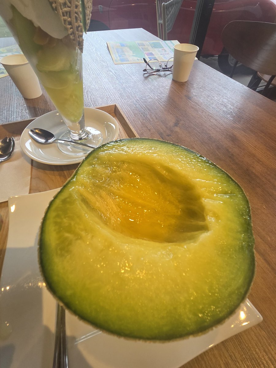 Hitomin10230728's tweet photo. 昨日は母の誕生日だったのでめいっぱい美味しいものご馳走してきました✩.*˚
メロン🍈最高(*`ω´)b
#日研農場
#Ncafe https://t.co/6XfA37M5a4