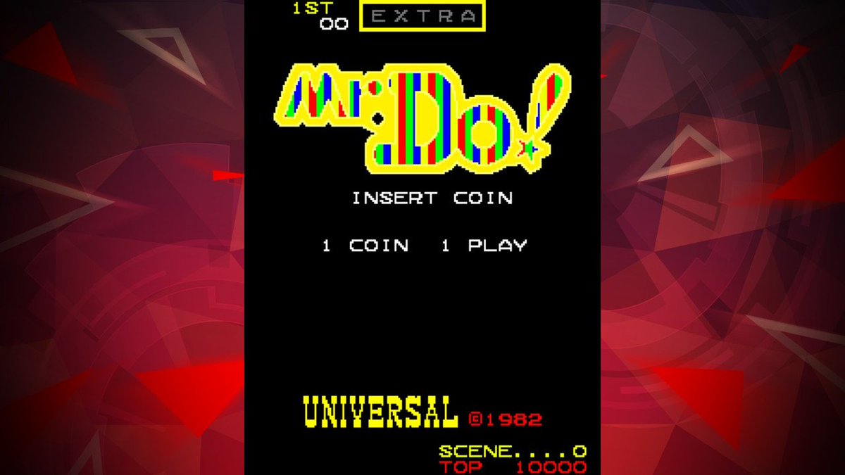 ironoid1's tweet photo. おや、オリジナルモードのOLDバージョンで
ダイヤモンド拾得時のデモ画面の
「TAITO.CORP」の表記が
いつの間にかカットされてますね。
先日のバージョンUPの際に修正
したのかな？
#アーケードアーカイブス #アケアカ 
#MrDo！ #ミスタードゥ！ https://t.co/7wbf1mAQfb