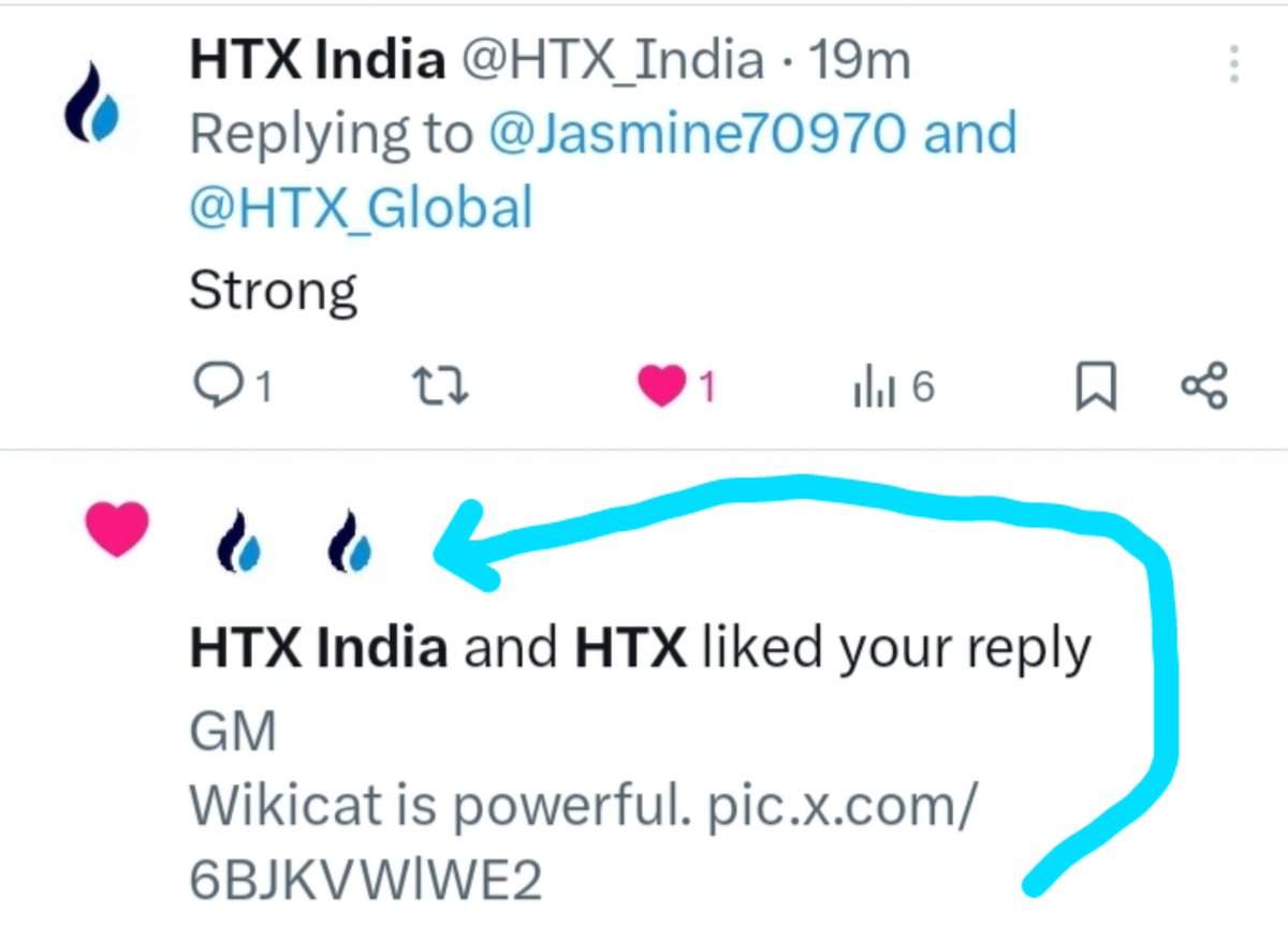 Jasmine70970's tweet photo. GM🌞
It’s amazing to see the engagement from @HTX_Global on $WKC! 🐱🚀 The WikiCat community is stronger than ever and we’re just getting started. Would love to see an official shout-out or more spotlight on this gem! Let’s keep this momentum going! 💎🙌 #WikiCat 
@HTX_India https://t.co/uJPKH7r0M9