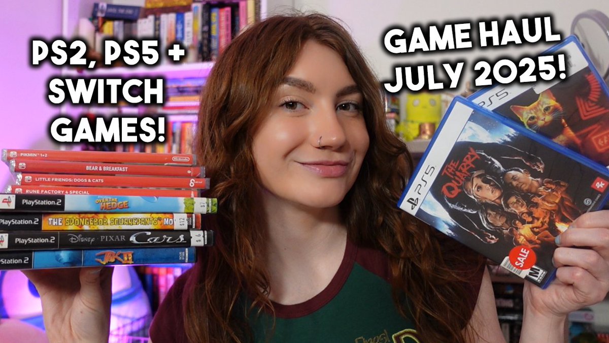 itshannahbugz's tweet photo. any physical media and retro game enjoyers pissed at the gaming industry right now!? may i introduce you to my youtube channel...
celebrating physical media, the positives in the gaming space, and retro consoles from my childhood!!
https://t.co/3e56Er8IqV https://t.co/O0Gzd8RY8t