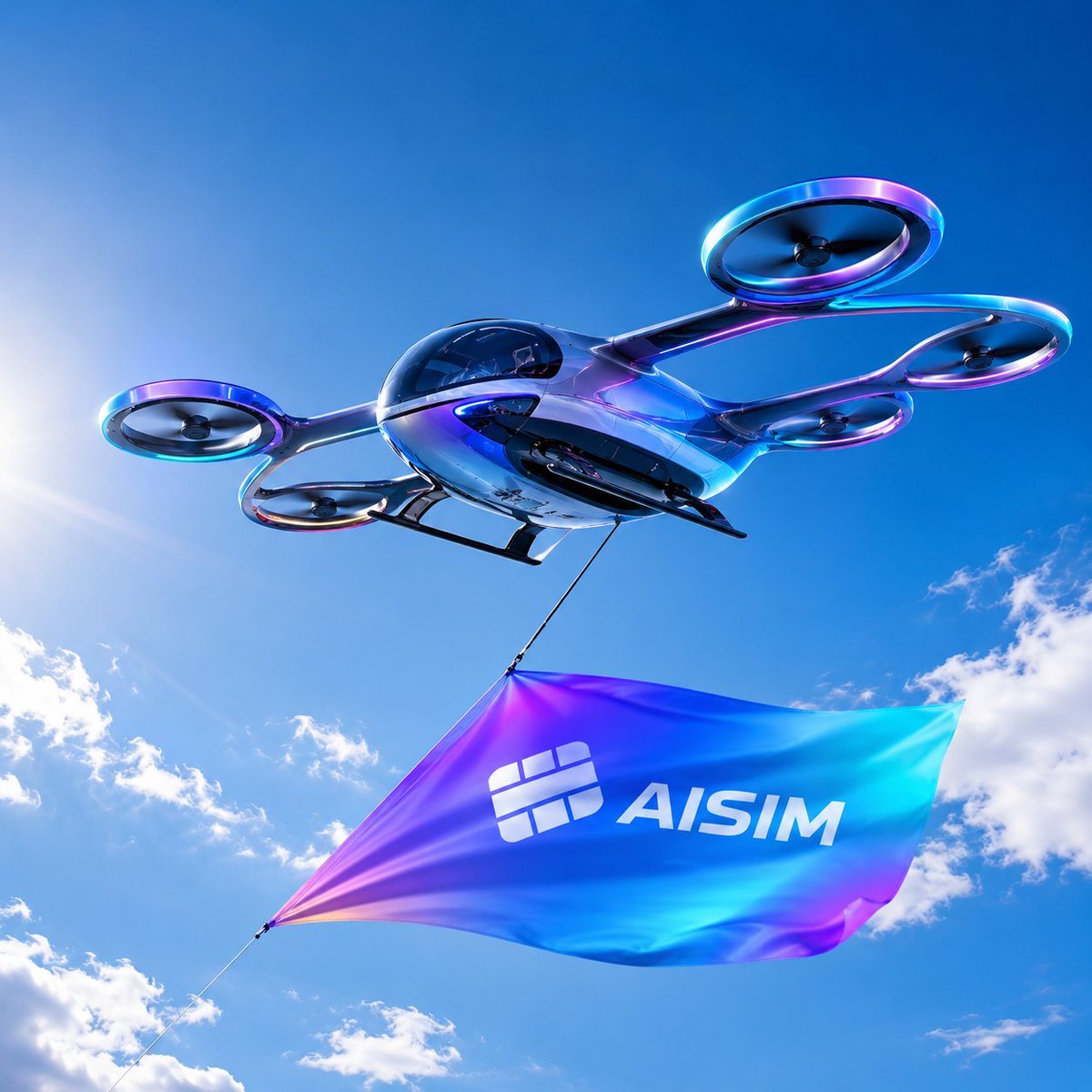 AISIM_JP's tweet photo. 未来は、もう待つものではない。
AISIMとともに、すでに空へ飛び立っている。
AI、eSIM、Web3で世界をつなぐ。

#AISIM #eSIM #Web3 #AI https://t.co/5aBhKlZ9Ft