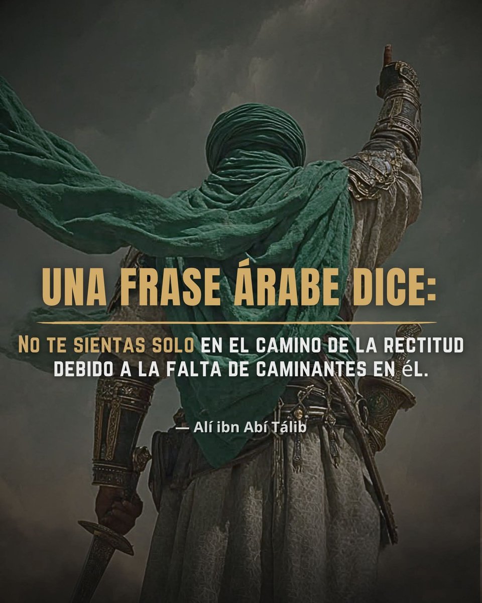 andland35's tweet photo. El camino correcto casi nunca está lleno de gente.

Y eso desconcierta. Porque el ser humano está diseñado para buscar validación en el grupo, para sentirse seguro donde hay multitud. Cuando mira a su alrededor y no ve a nadie caminando en la misma dirección, su primer instinto no es confiar en el camino. Es preguntarse si estará equivocado.

La escasez de caminantes en el camino recto no es evidencia de que el camino esté mal. Es evidencia de cuántos prefirieron el más transitado.

El camino más transitado es más cómodo. Tiene más compañía, menos juicio, menos exigencia. No pide demasiado. Y por eso tampoco lleva demasiado lejos.

✨ El carácter real se forja exactamente en la soledad de actuar bien cuando nadie te acompaña, cuando no hay aplauso, cuando la decisión correcta es también la más incómoda.

✨ La rectitud nunca fue popular. Fue necesaria. Y quienes la eligieron en soledad fueron los que terminaron siendo recordados por todos los que prefirieron el camino lleno.

✨ No busques compañía en el camino correcto. Busca coherencia entre lo que crees y lo que haces.
El resto es ruido.

¡Feliz y bendita noche para todos!

#Koji_Sensei