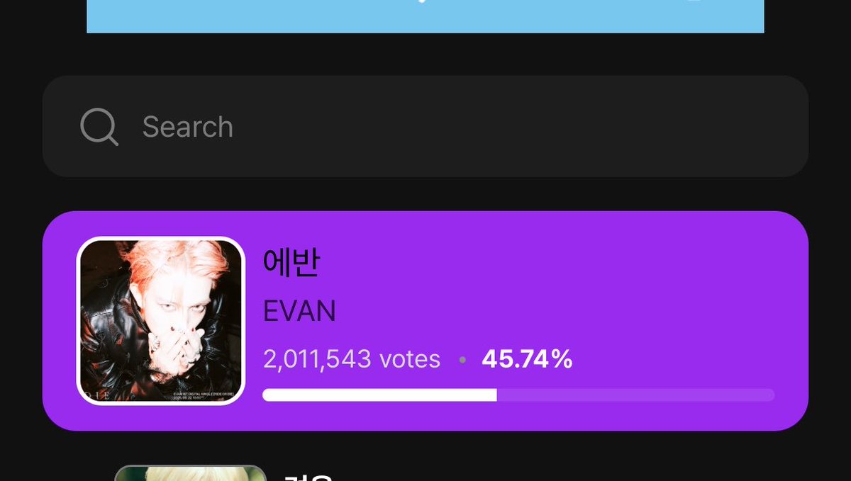hsngpilled's tweet photo. 11am: 808, 712 votes 
12pm: 2,011,543 votes 

that’s 1,202,831 votes DROPPED 😭! and won with over 2 million votes omg

EVAN YOU ARE SO LOVED AND SUPPORTED https://t.co/k5tqLub25u
