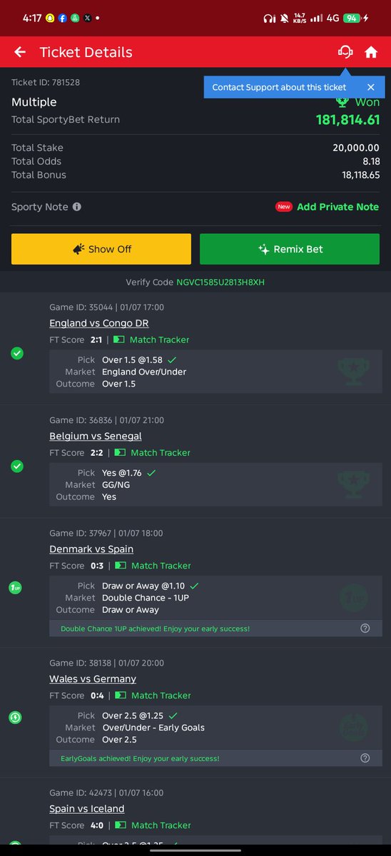 CBSTEEL13's tweet photo. @Boomluck1zz Day 2 of winning with you 💯🥳🎇🎆 https://t.co/1pDWYi4SJ8