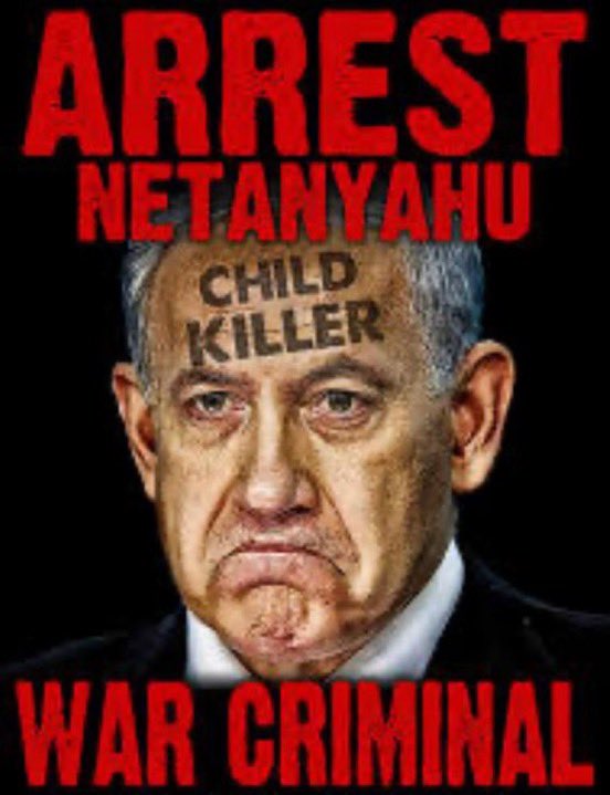 ChristisKIng925's tweet photo. @VividProwess Retweet if you believe Netanyahu is a Genocidal war criminal &amp; j€/wish terrorist PM of ISRAEL 🇮🇱

Netanyahu (real last name Mileikowsky) is a ICC convicted war criminal

The International Criminal Court (ICC) issued an arrest warrant for Benjamin Netanyahu on November 21, 2024 https://t.co/5XqE834F7y