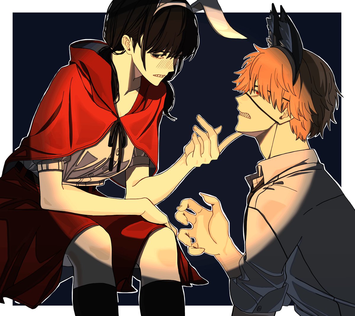 sieater07's tweet photo. #asaden #デンアサ
으르렁대는 두 사람 https://t.co/jQH8KHriN7