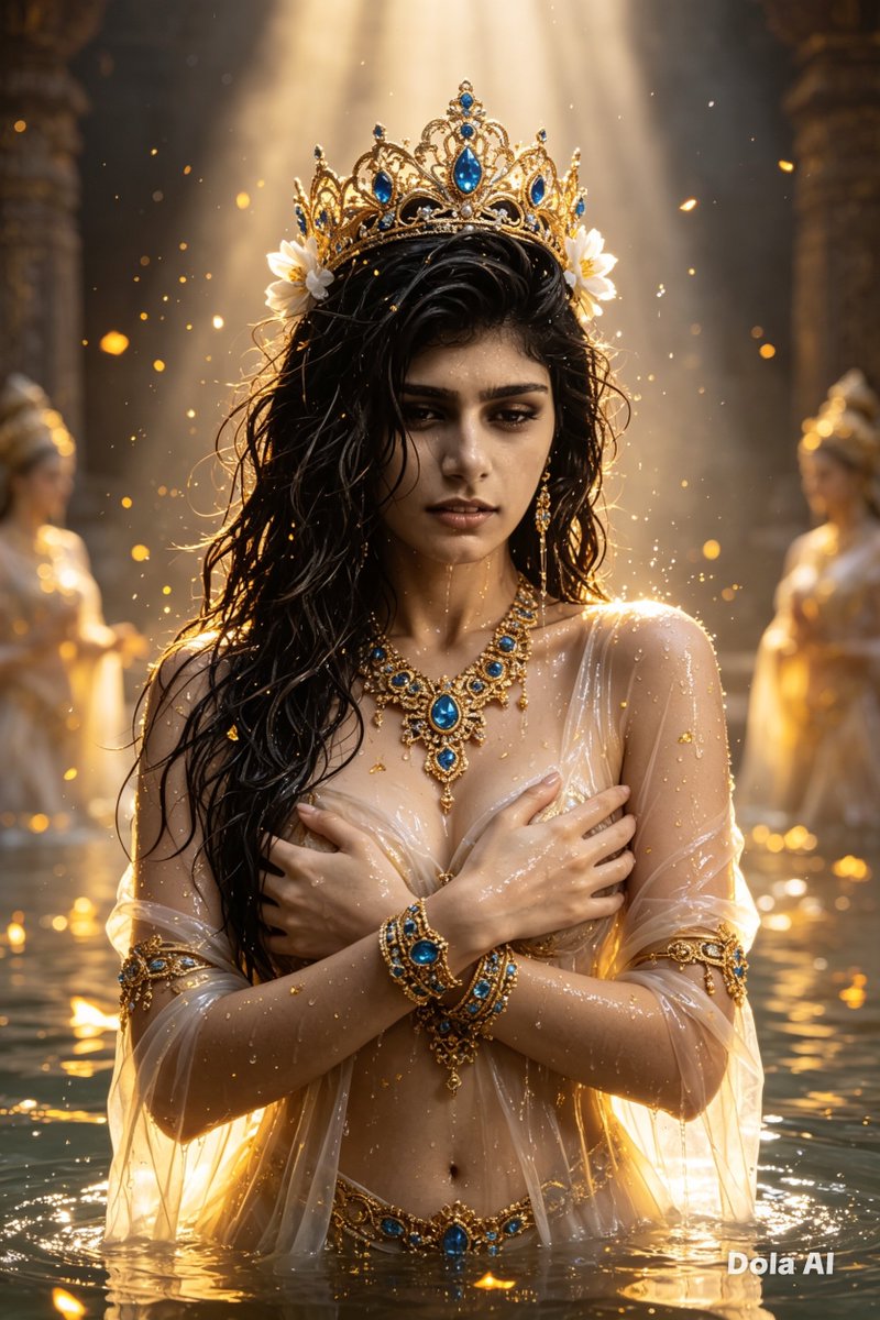 T1GRE_10's tweet photo. 👑✨ A princess, an ancient ritual, and an atmosphere where magic seems to come to life. A portrait worthy of a legend.#FantasyPrincess #Mystic #MagicRealm #Trending #Viral #Aesthetic #FantasyArt https://t.co/Kc5HxCSAx3