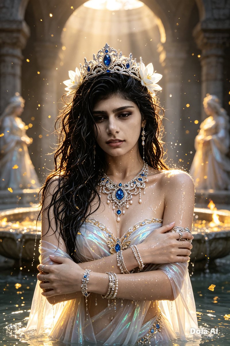 T1GRE_10's tweet photo. 👑✨ A princess, an ancient ritual, and an atmosphere where magic seems to come to life. A portrait worthy of a legend.#FantasyPrincess #Mystic #MagicRealm #Trending #Viral #Aesthetic #FantasyArt https://t.co/Kc5HxCSAx3